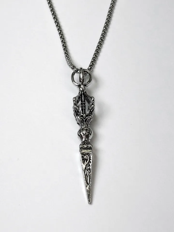 [s.steel] sculpture necklace | 조각 빈티지 목걸이 써지컬 상세 이미지 29