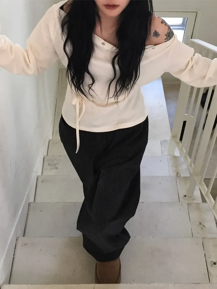 ♨주문폭주♨ #블랙 스트라이프 생지 데님 (당일 배송) 상세 이미지 31