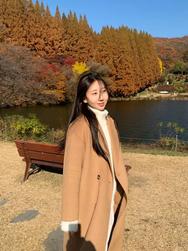 [울 100%/ 핸드메이드] 일렌 울 모 롱 코트  키작녀 카라 버튼 베이지 그레이 블랙 상세 이미지 8