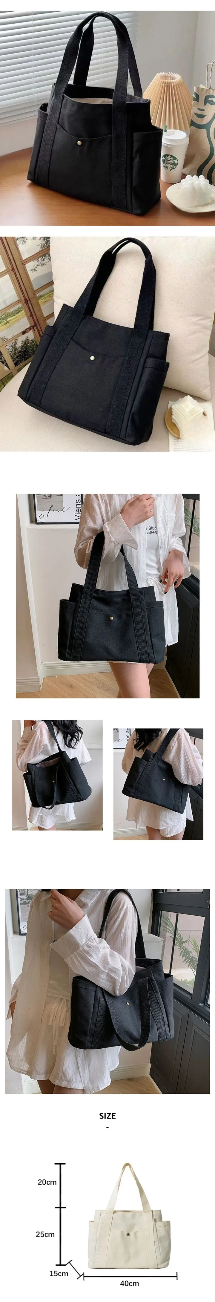 당일🚀빅숄더 수납에코백 2color 상세 이미지 3