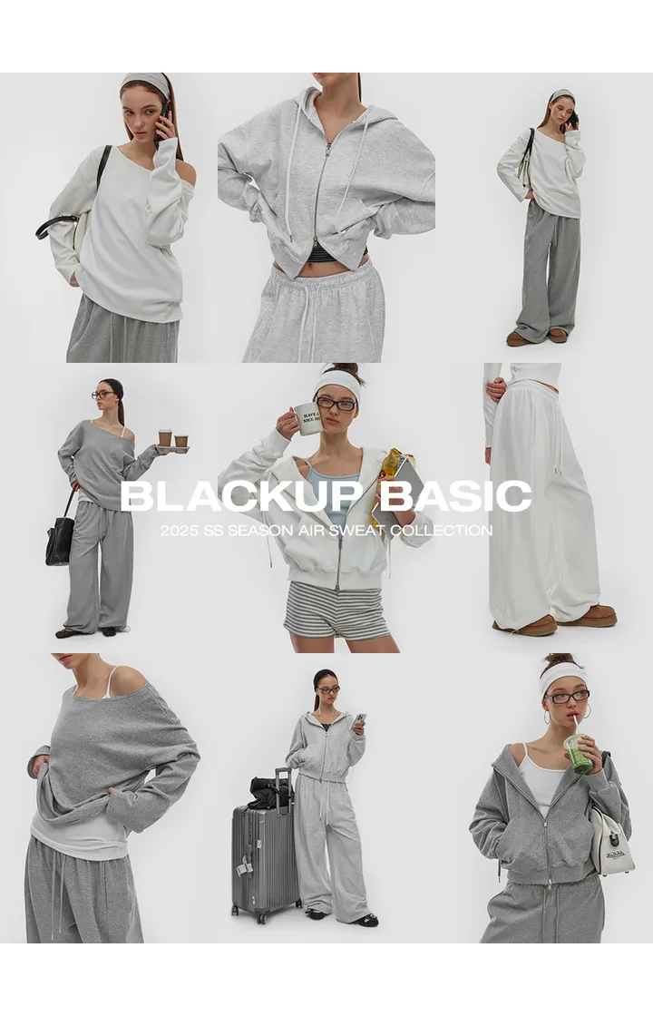[3천장판매] [B-BASIC] 에어스웨트 루즈핏 후드 집업 [후디 데일리 오버핏 레이어드] 상세 이미지 5