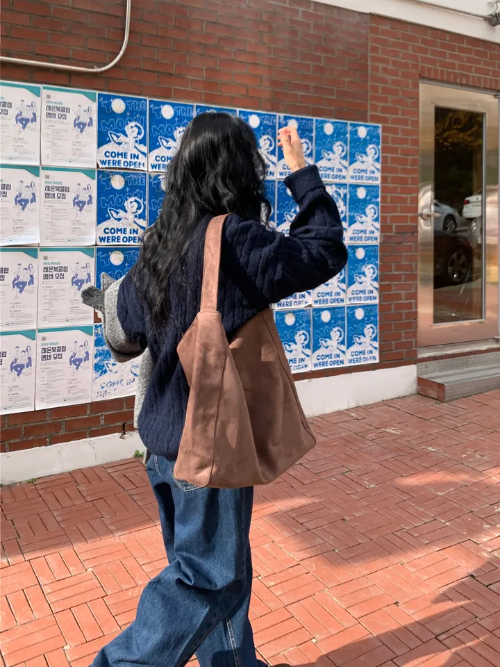 멜드 터틀넥 하프 더블 코트 상세 이미지 13