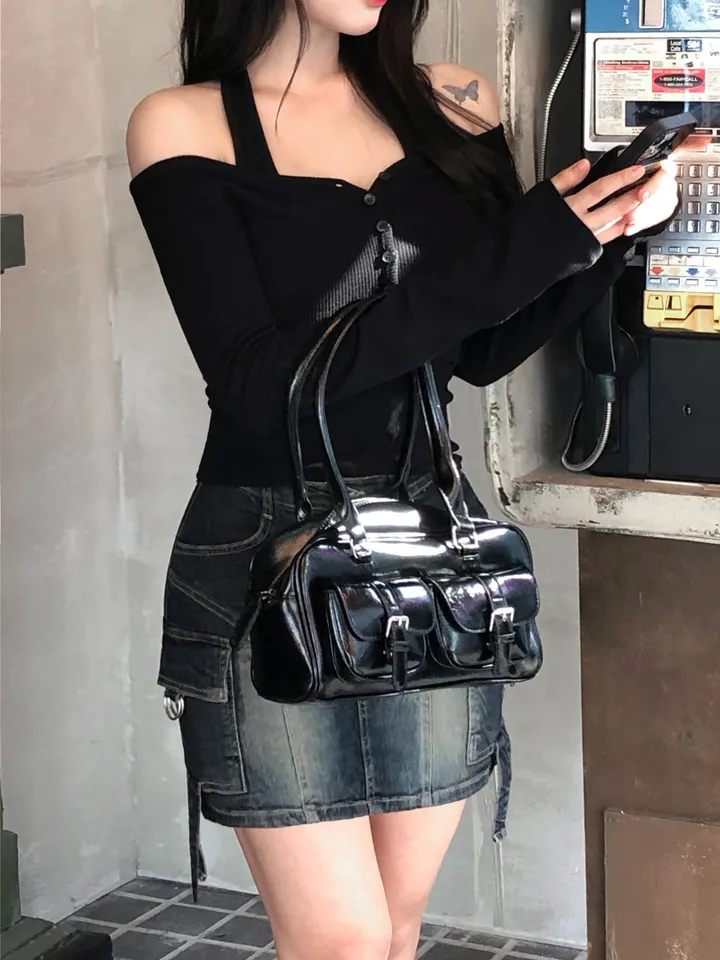 [MADE][2pcs,승모근소멸🤍] 키싱 홀터넥 나시 가디건set (4color) 상세 이미지 97
