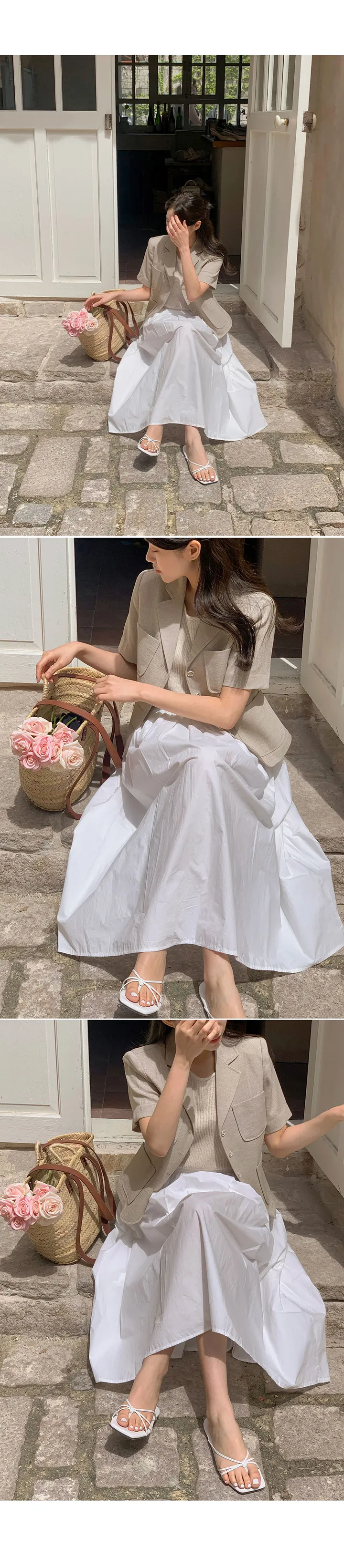 [1천장돌파][잘산템✨/하객룩,격식룩추천💗][자체제작] 디에나 트위드 세미크롭 자켓 상세 이미지 34
