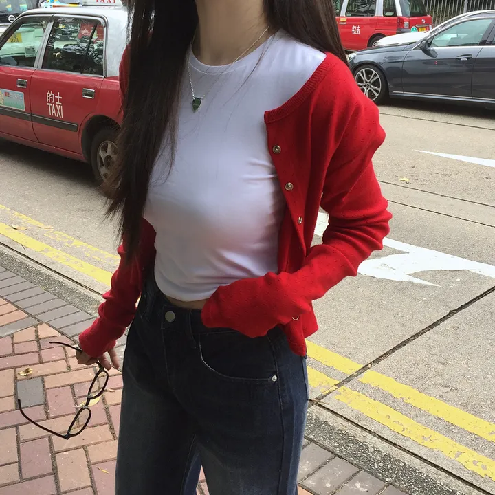 [✨주문폭주✨] 자체제작 크치made 애플 펀칭 아일렛 긴팔 가디건 - cd 상세 이미지 29