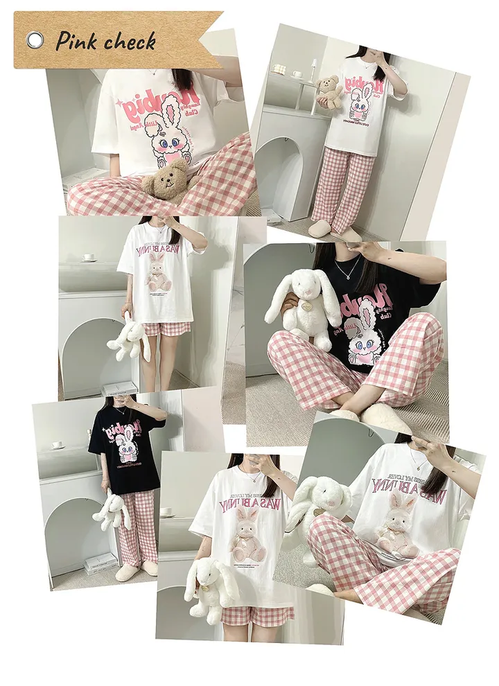 🖤[당일출고/반바지&긴바지]🖤 5컬러 체크바지 체크 잠옷 바지 패턴 블랙 핑크 그린 블루 네이비 남자 파자마 여름 순면 면100 주머니 바지주머니 커플바지 빅사이즈 박시핏 상세 이미지 10