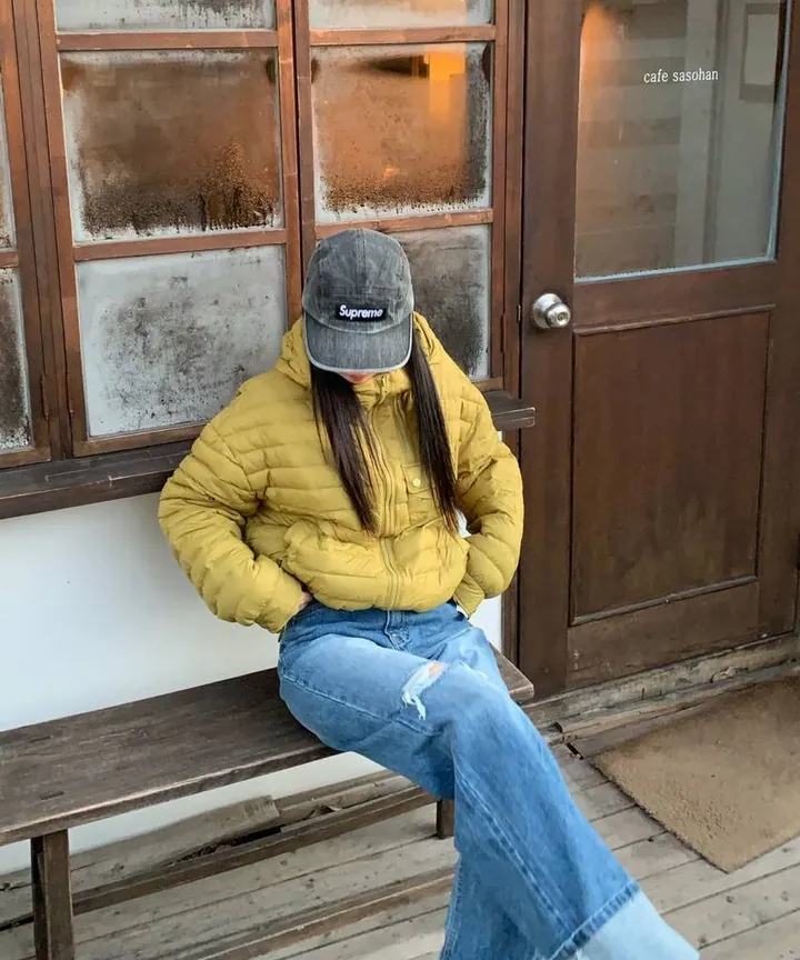 s/s new🤍 휘뚜루마뚜루 데일리템! 가벼운 경량패딩 후드패딩 오리털패딩 (블랙,라임) 상세 이미지 7
