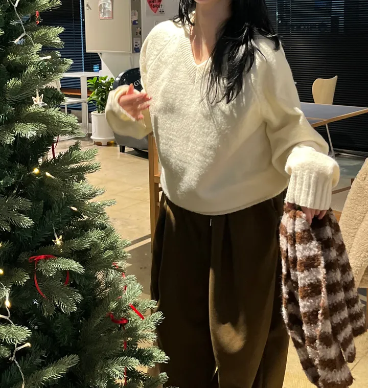 [도톰따뜻/털빠짐X] 테디 하이넥 양털 뽀글이 무스탕 자켓 양털무스탕 숏자켓 퍼자켓 양털패딩 양털코트 상세 이미지 24