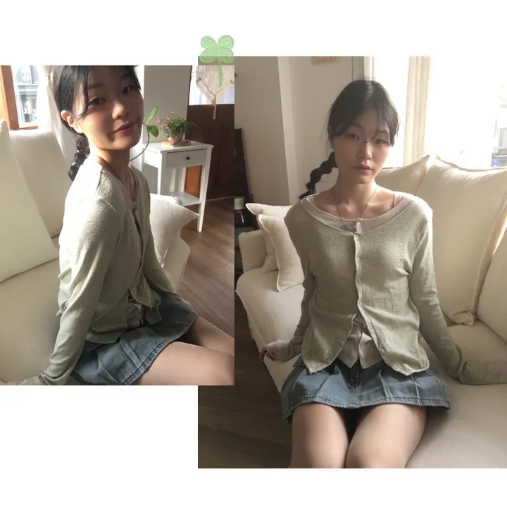 *신상할인*키고 레이어드 가디건 4color 상세 이미지 18