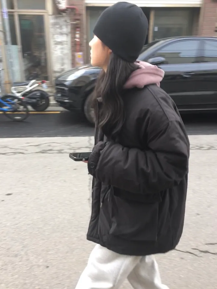 빈티지 하프 패딩 야상 상세 이미지 9