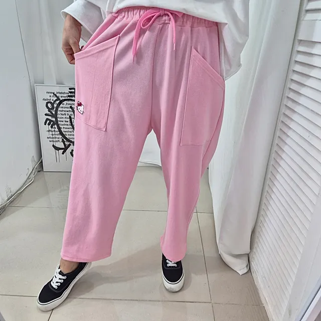 [~99SIZE]캐릭 자수 밴딩배기팬츠 상세 이미지 22