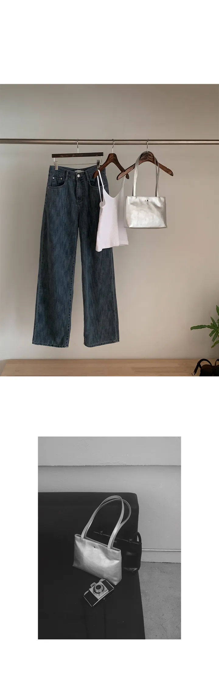 [🤎데일리/가벼움] #LENTO. Bazil Everyday bag  - 5 color (SLOWMADE/자체제작/비건레더/플레인/실버백/글로시) 상세 이미지 37