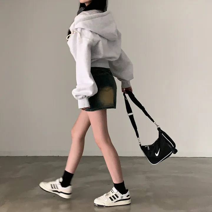 [완전인기✨/백염컬러 당일출고!] 자체제작 크치Made 꿈에 나온 핏, 투웨이 양기모 크롭 후드집업 ver 아우터 자켓 - zipup 상세 이미지 175