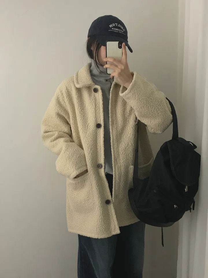 부클하프코트 (3color) 상세 이미지 11