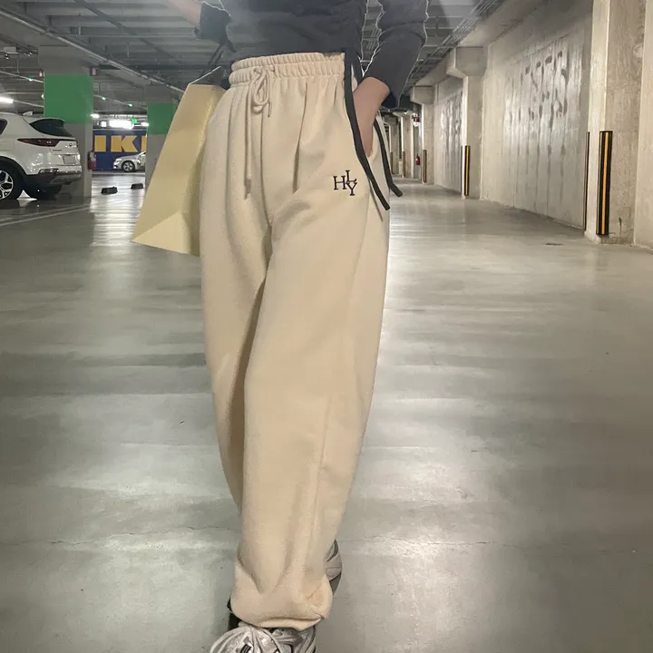 [8color/MADE] 하이퀄리티 웨하스 탄탄 와이드 조거팬츠 봄트레이닝 상세 이미지 179