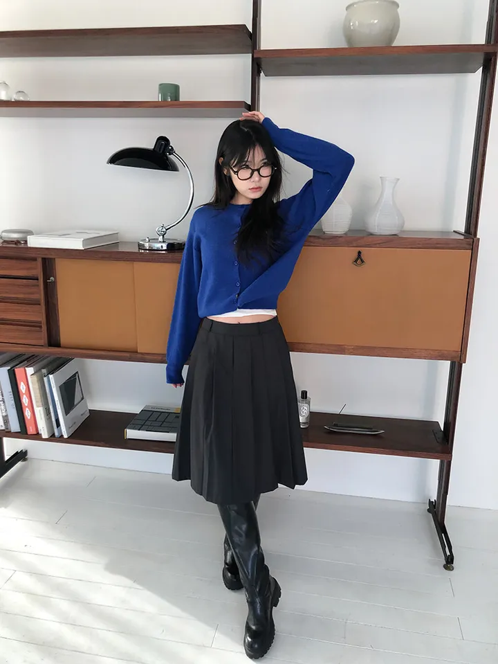 [MD적극추천🤍/후기극찬✨] basic round button cardigan 상세 이미지 10