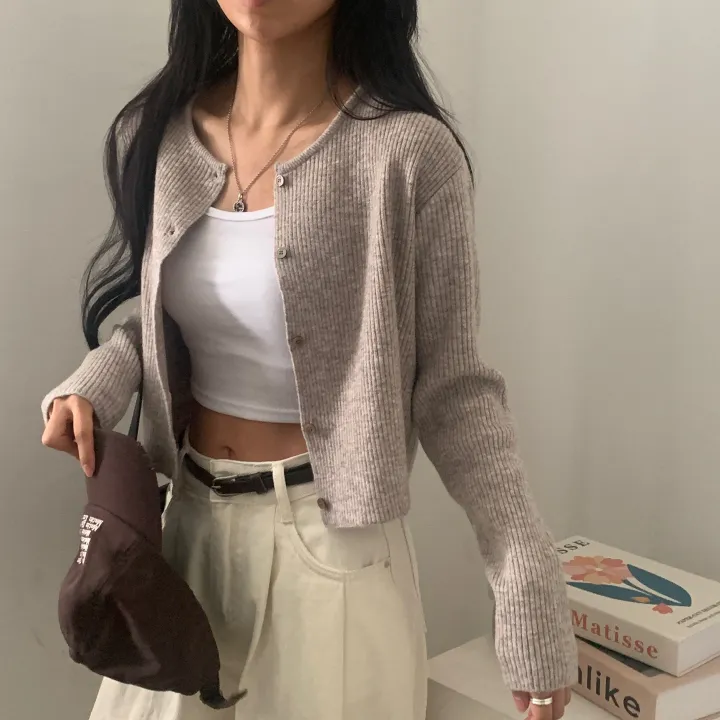 [만족도100%/캐시울🤍] 뮤어 데일리 라운드넥 니트 가디건 - 5color 상세 이미지 28