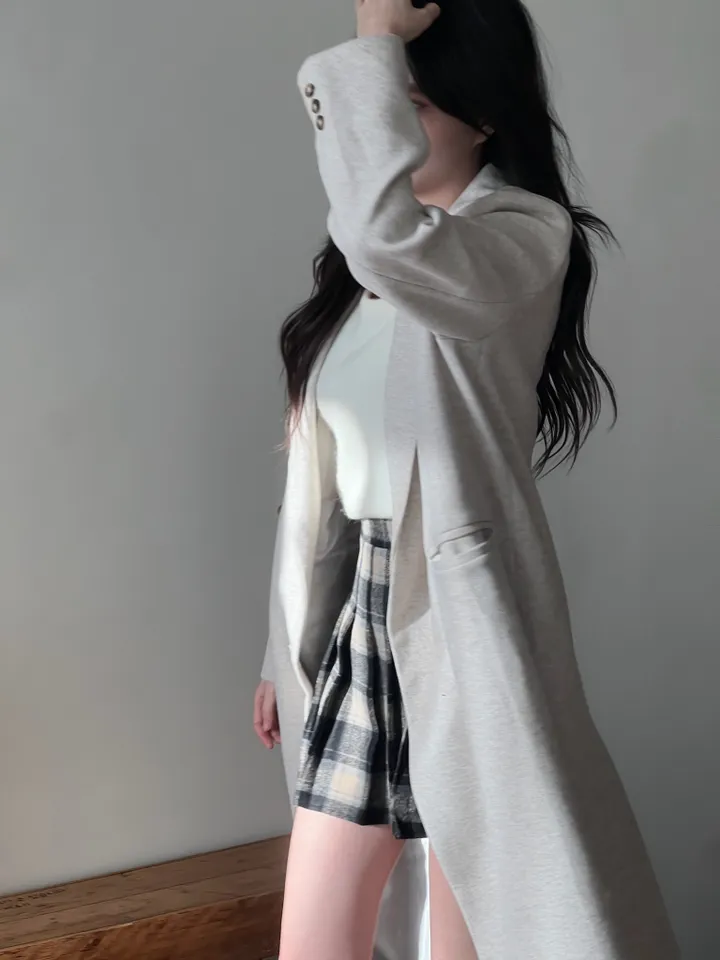 [핏보장/백화점퀄리티 베이직 슬림핏 롱코트 2color 상세 이미지 11