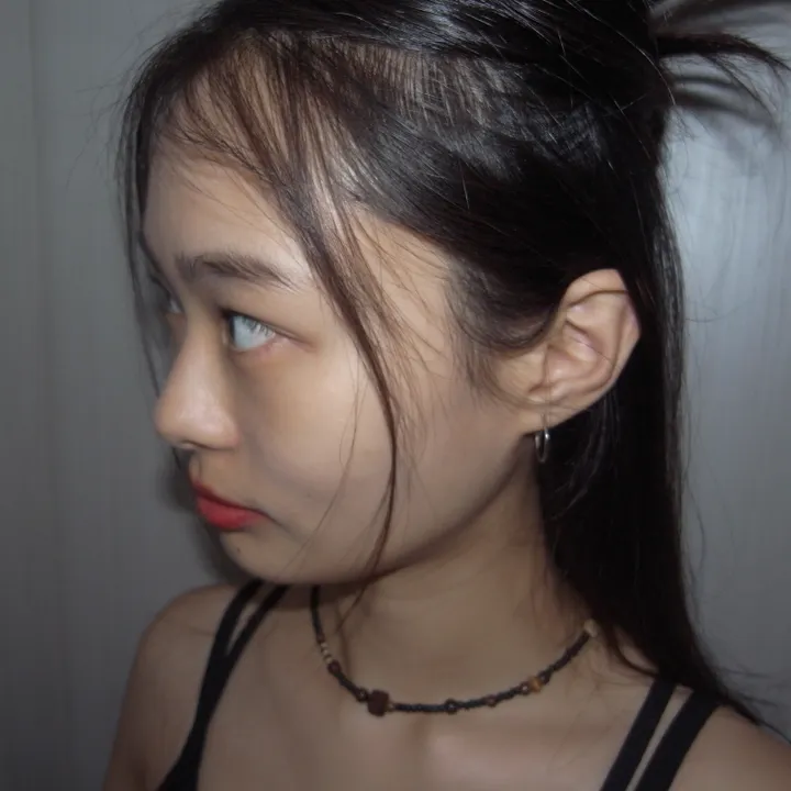 [디테일]보헤미안 오리엔탈 빈티지 유니크 나무 우드 비즈 목걸이 상세 이미지 5