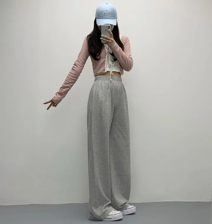당일🚀[숏&롱/편한바지!] 드림 컬러 밴딩 롱 와이드팬츠 트레이닝팬츠 댄스복 여름팬츠 사계절팬츠 키작녀 키큰녀 (7Col) 상세 이미지 12