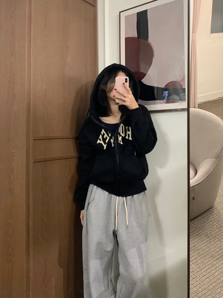 *양기모/핏보장* 하키 기모 후드집업 (2color) 상세 이미지 24