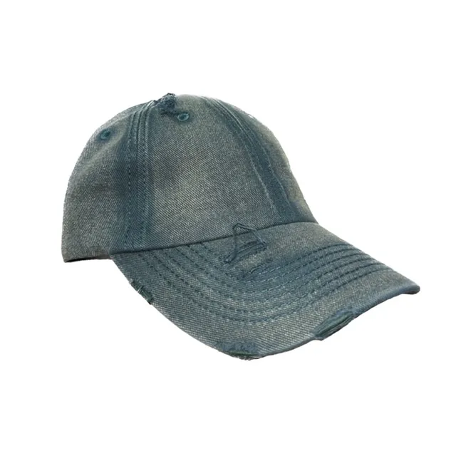 vintage damage washing cap 빈티지 데미지 워싱 무지 레트로 캡 모자 상세 이미지 3