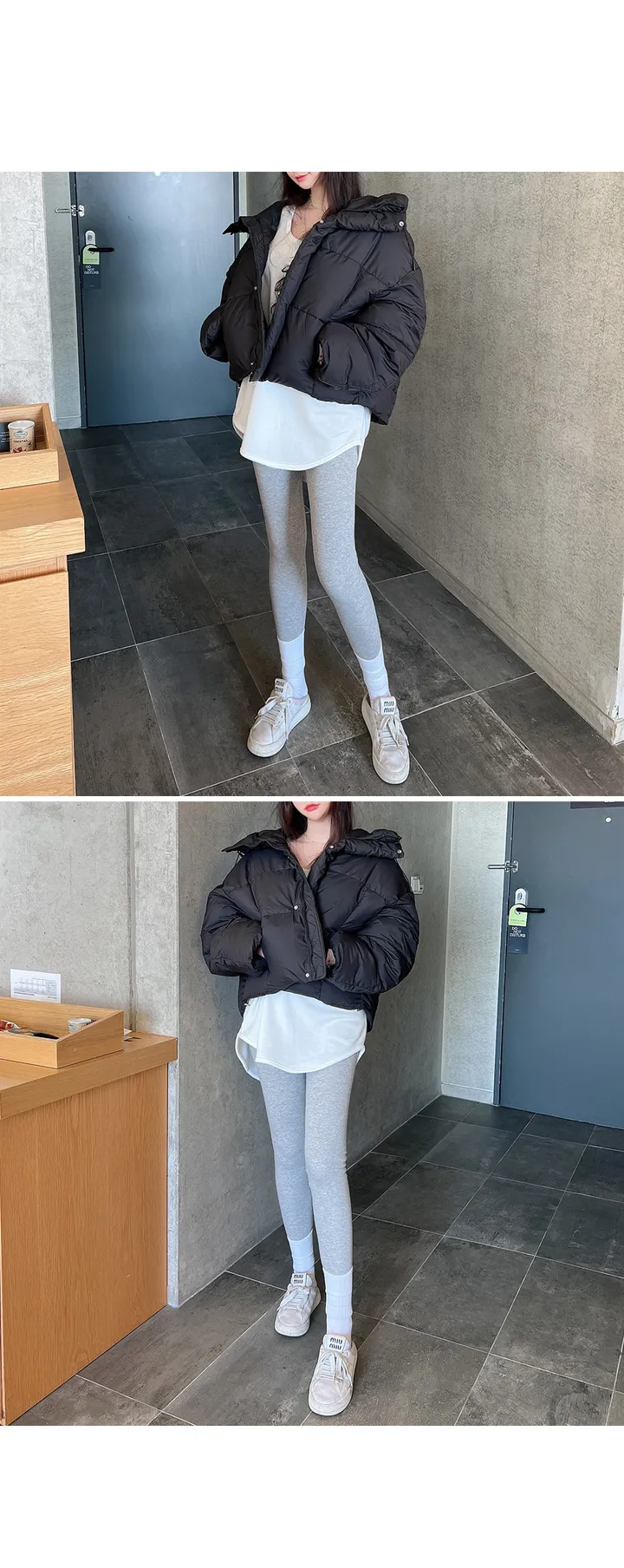 [기모안감🔥/빅사이즈가능]데일리 쫀쫀 기모 레깅스 상세 이미지 9