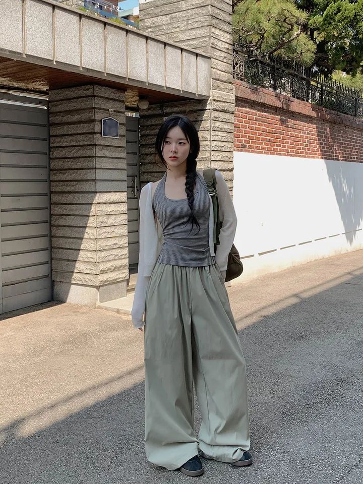 [여름까지🩵/핏강추] 르비 시스루 여리핏 세미 크롭 브이넥 긴팔 가디건 5colors 상세 이미지 6