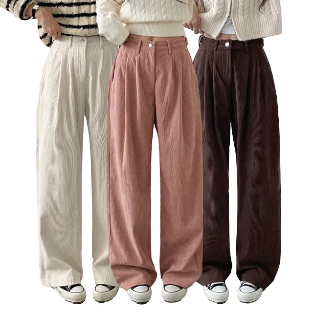 [~XL/3기장/허리조절!] 코듀로이 골덴 스트랩 코튼와이드팬츠 5color 상세 이미지 4