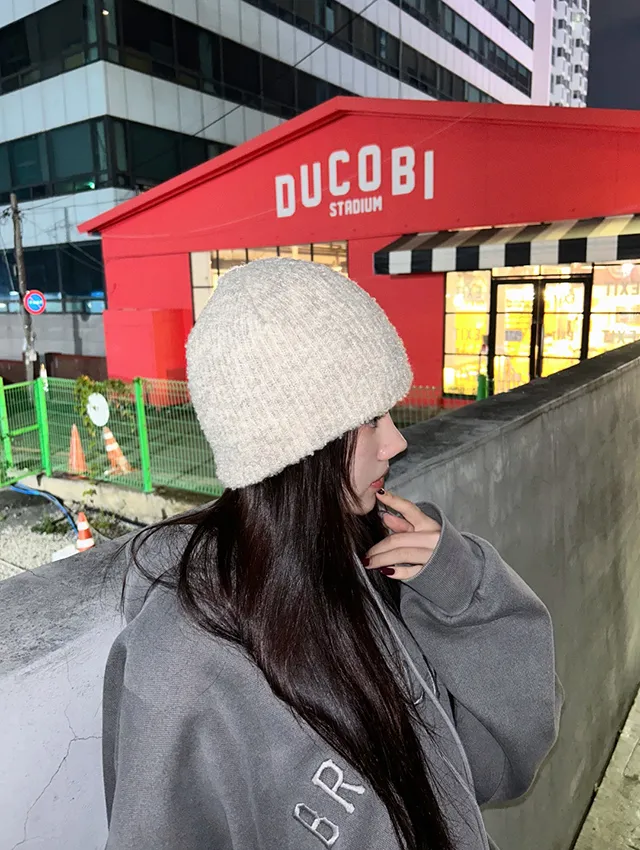 [묶음세일]블루베리 부클 데일리 일자핏 툼 비니 5color 상세 이미지 2
