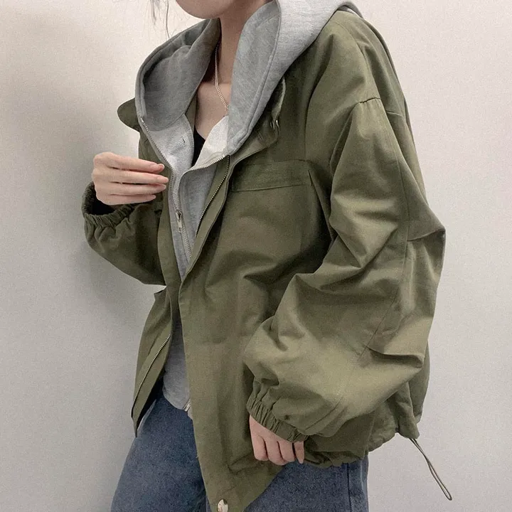[후드탈부착] hip! 아방기본핏 야상 자켓 상세 이미지 8