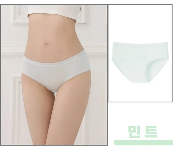 [장당2,300원/당일출고🎈/90-110까지] 4장세트 봄컬러 파스텔 무압박 러블리 면스판 팬티 순면 팬티 햄팬티 상세 이미지 22