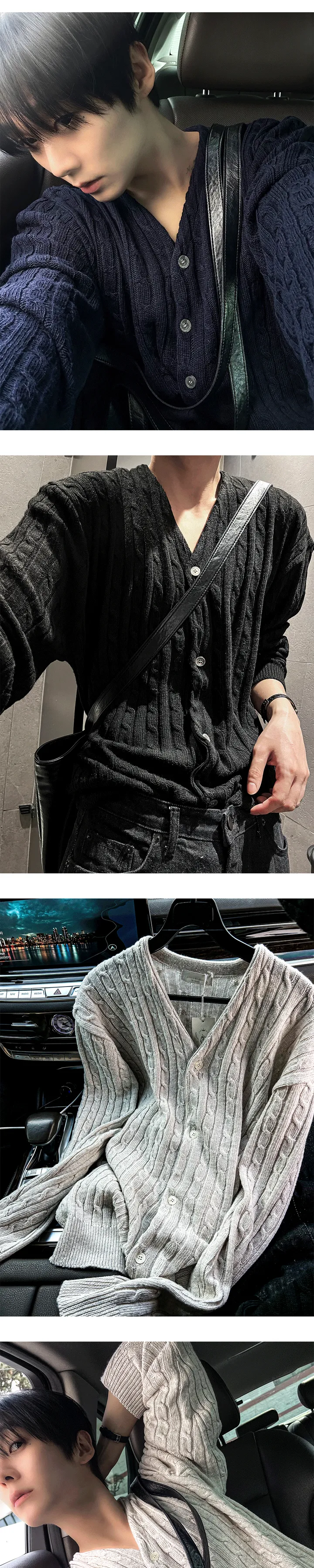 미리봄🌱 [ALL 20%/주문폭주] 로운디테일 케이블 가디건 상세 이미지 5