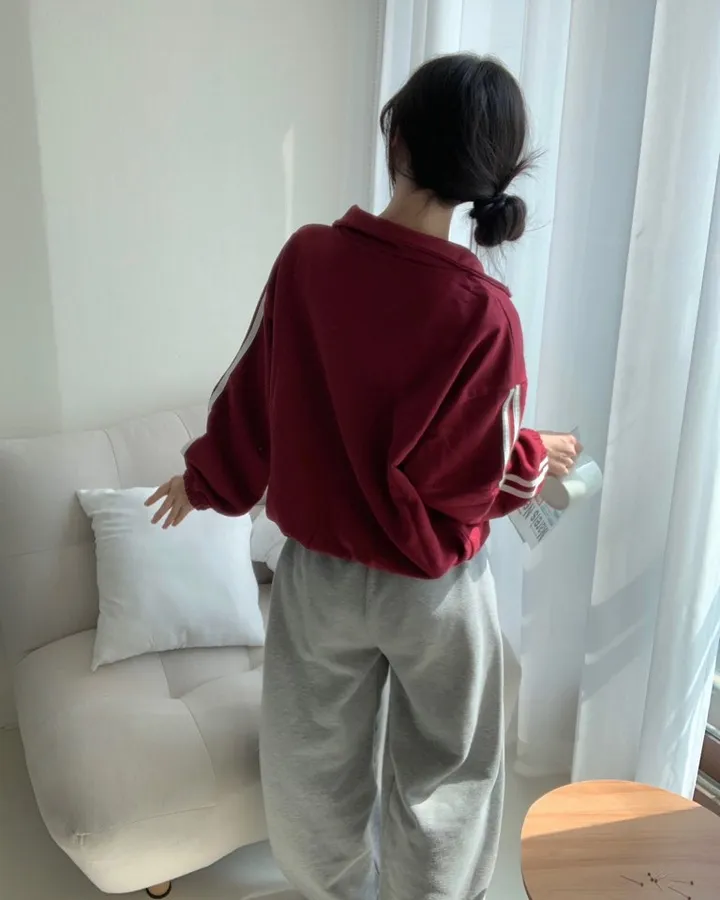 [국내제작] 지금 날씨에 가볍게 걸치기 좋은, 레터링 투웨이 집업zip up -3col 상세 이미지 13