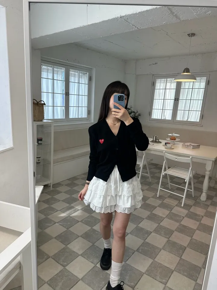 하트 가디건 브이넥 데일리 빠른출고 4color 상세 이미지 27