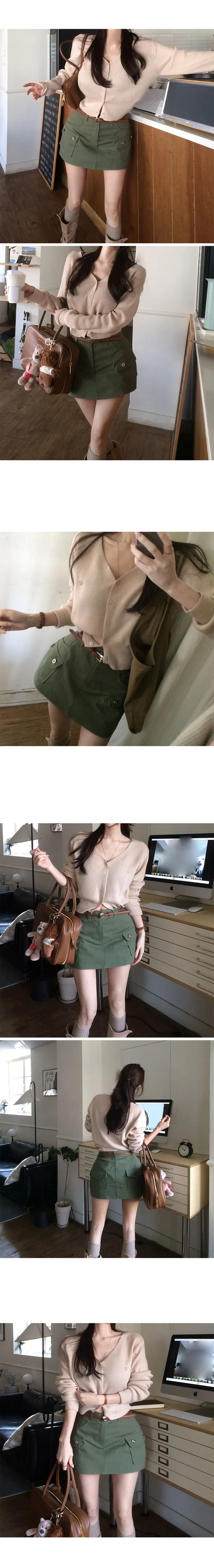 [made/기본필수!/잘록핏] 델리 브이넥 잘록 가디건 봄가디건 하객룩 봄신상 상세 이미지 17