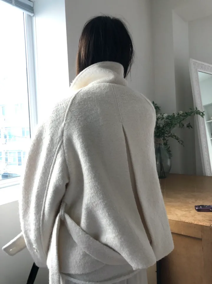 *아이당일*하이넥 더블 숏코트(2color) 상세 이미지 4