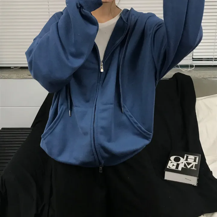 (1+1/교복템)당일출고🚛Avocado basic over two way zip- up - 7color 상세 이미지 35