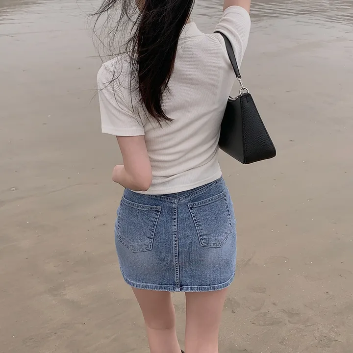 [드디어반팔출시!!/아이보리 당일출고🎉] 자체제작 #크치Made 반팔 ver. 웨하스 슬림핏 카라 골지 반팔 니트 가디건 - cd 상세 이미지 44