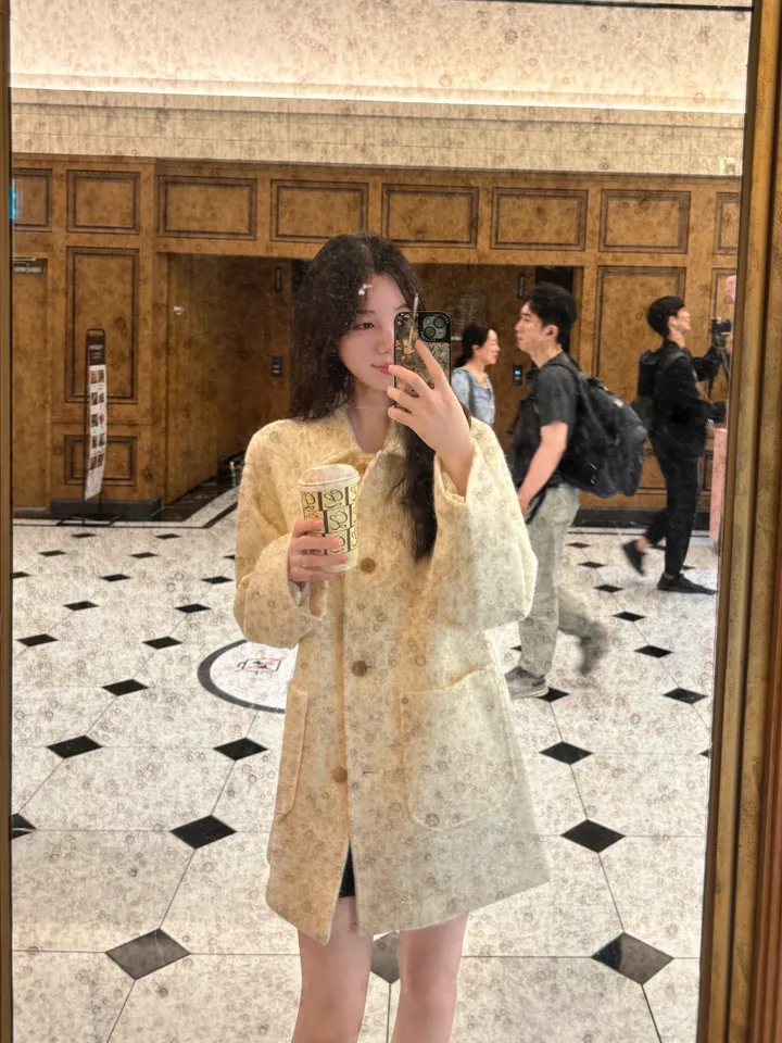 얼리버드 세일!![3COLOR/알파카8 모헤어12] 버터 모헤어 하프 핸드메이드코트 상세 이미지 18