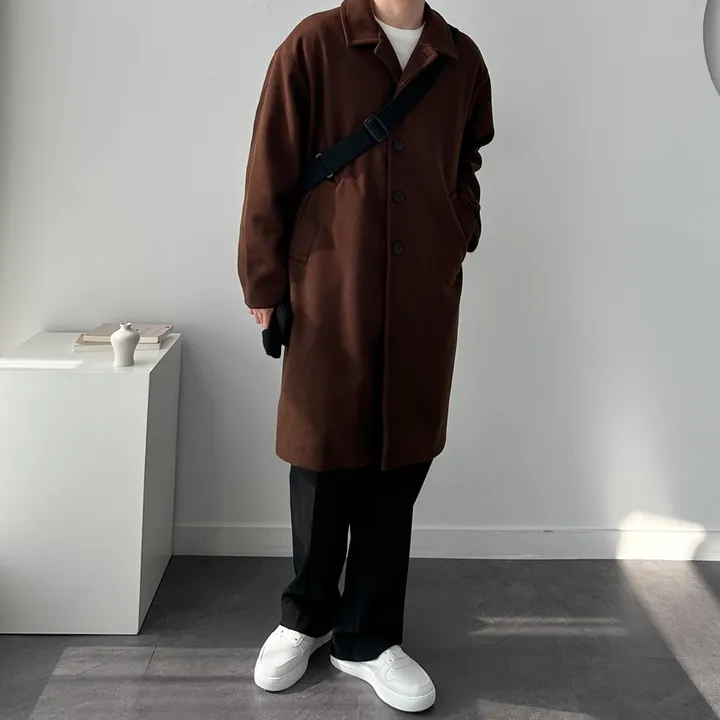 오버핏 발마칸 코트 미니멀 빅사이즈 아우터 오버핏발마칸코트 상세 이미지 19