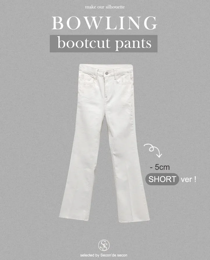 단독) 볼링레직기밴딩부츠컷 pants 💗2ver.숏/롱 (xs사이즈,숏기장 추가!) 상세 이미지 16