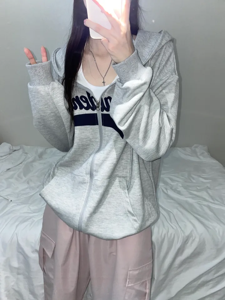 [unisex/쭈리] 디나 데일리 투웨이 오버핏 후드집업 (4color) 상세 이미지 23