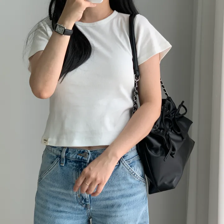 발레코어 나비체인숄더백 실버백 리본 체인백 데이트룩 크로스백 데일리백 여행룩 여행가방 여름백 여름가방 나비777 상세 이미지 12