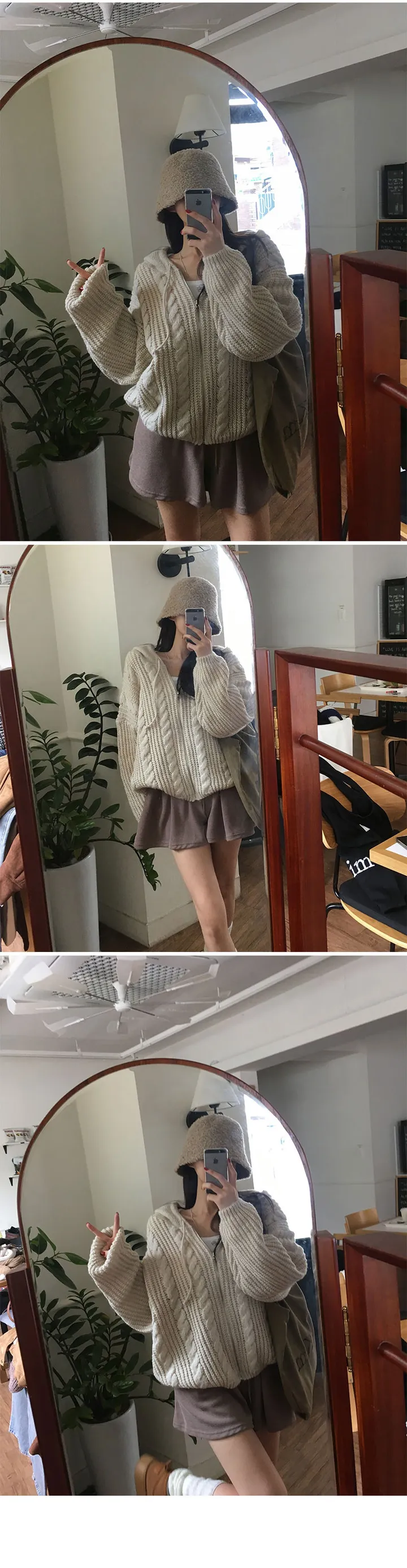 (6color/made)[울35/얼굴소멸핏] 폭닥 뽀글이 벙거지모자 버킷햇 봄 겨울모자 뽀글이모자 방한모자 울버킷햇 울모자 상세 이미지 7