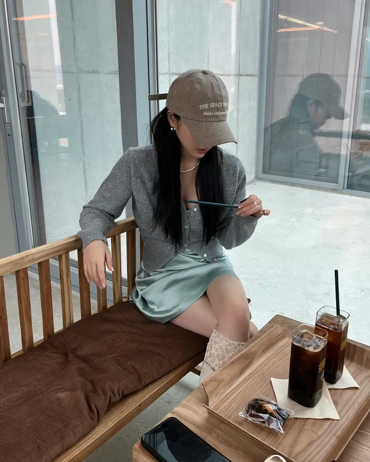 제프 울 니트 가디건 상세 이미지 1