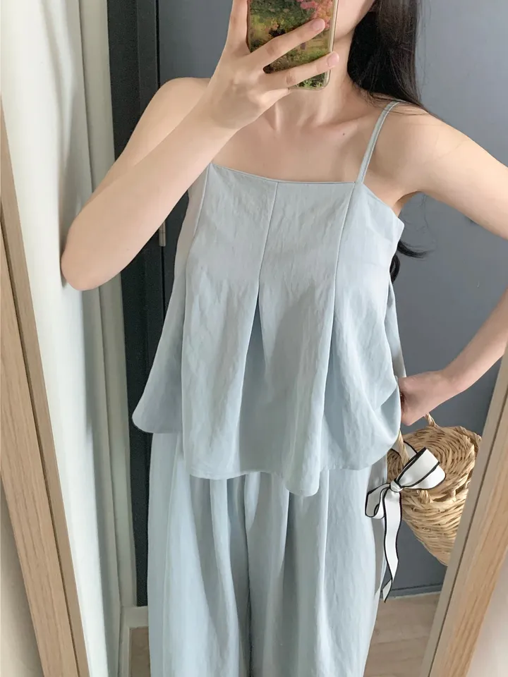 주아 린넨 뷔스티에 팬츠 세트 상세 이미지 25