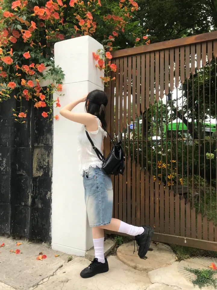 블랙 레더 미니 백팩 상세 이미지 5