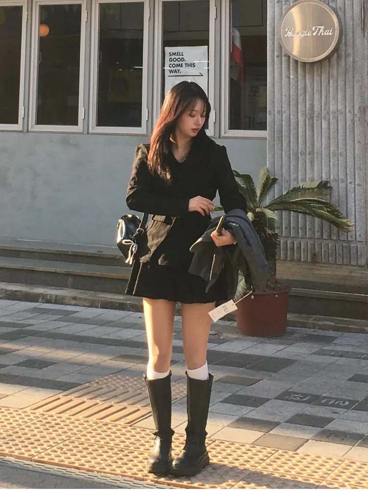 [봄신상🌼/세트상품] 투피스 펀칭 라운드 카라 세트 상세 이미지 25