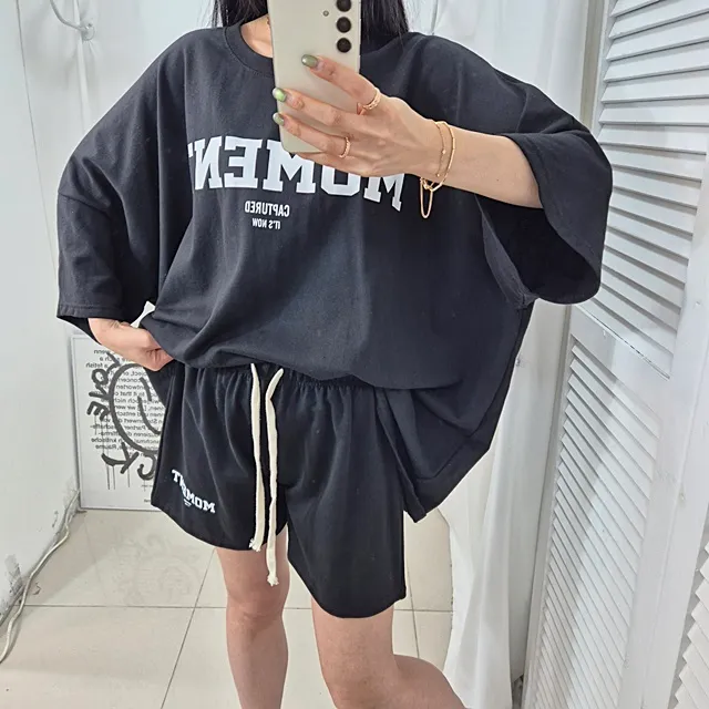 [4COLOR/~3XL] 오버핏 모먼트 트레이닝세트 상세 이미지 41